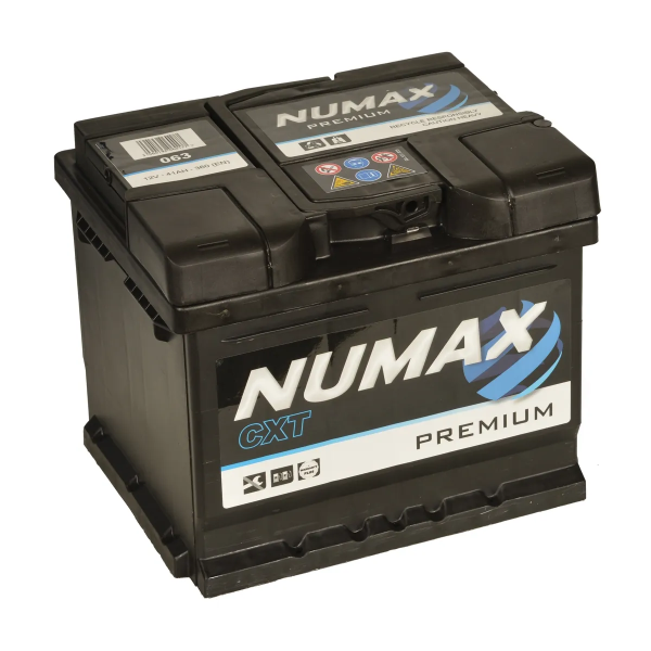 Numax Premium 063 SMF Starter Battery 12V 41Ah 360CCA