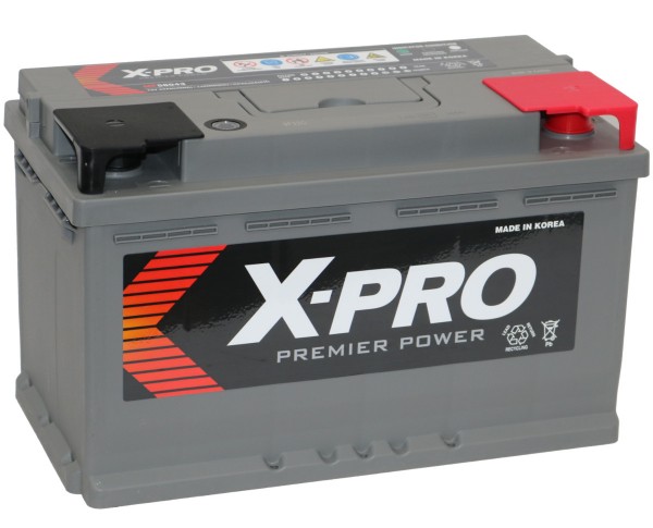 X-Pro 58043 12V 80ah 640CCA Starter battery