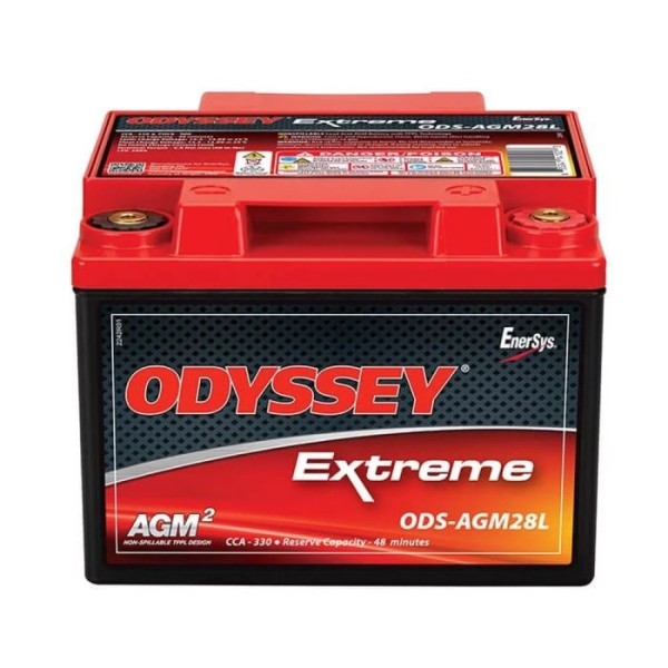 Odyssey ODS-AGM28L (PC925) 12V 28Ah 330A AGM Motorcycle Battery - ER35