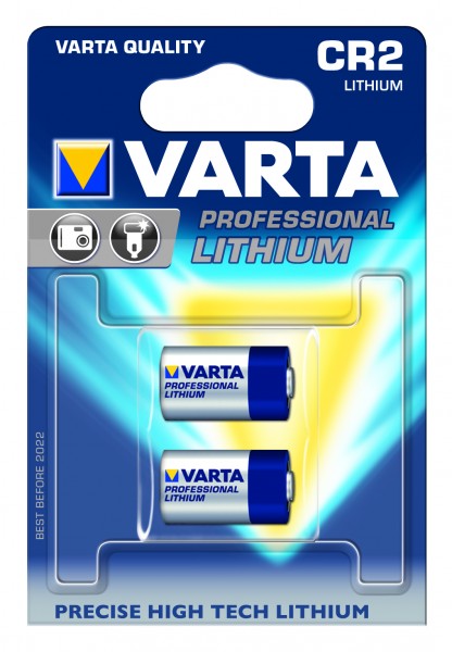 Varta CR2 3V Primary Lithium CR2 3V Photo Battery (Blister of 2)