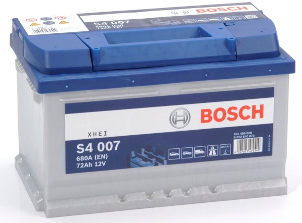 Bosch Car Battery S4007 72Ah 12V Type 100