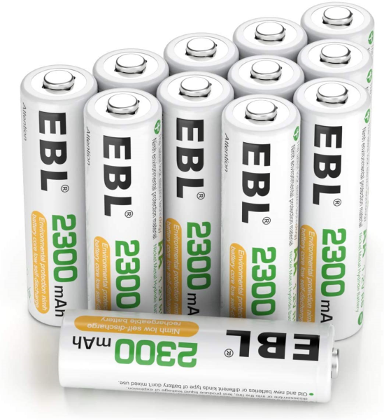 EBL AA 2300Mah Rechargeable Battery x 12