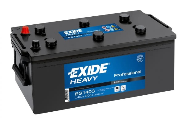 EXIDE EG1403 START PRO TRUCK BATTERY 12V 140Ah 800CCA W627SE