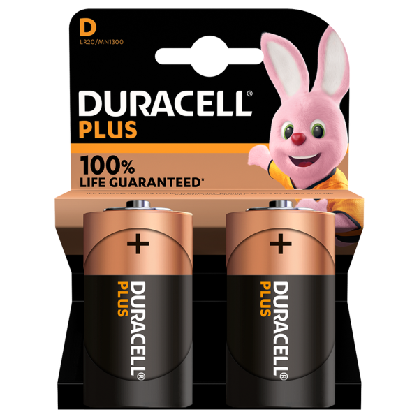Duracell Plus Power LR20 Mono D Battery Alkaline Battery