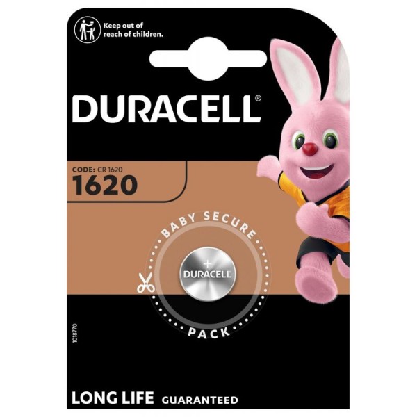 Duracell Lithium CR1620 button cell (1 blister)