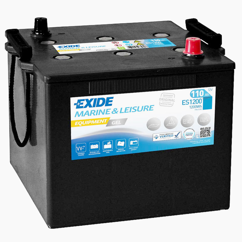 Åben problem Ellers Exide ES1200 (replaces G110) 12V 110Ah lead gel battery VRLA | Supply  Batteries | Motorhomes & RV | Batteries by Vehicle | Battery Group