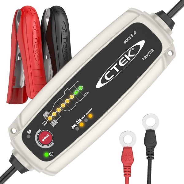 CTEK MXS 5.0 Charger (AC-grid) for lead battery