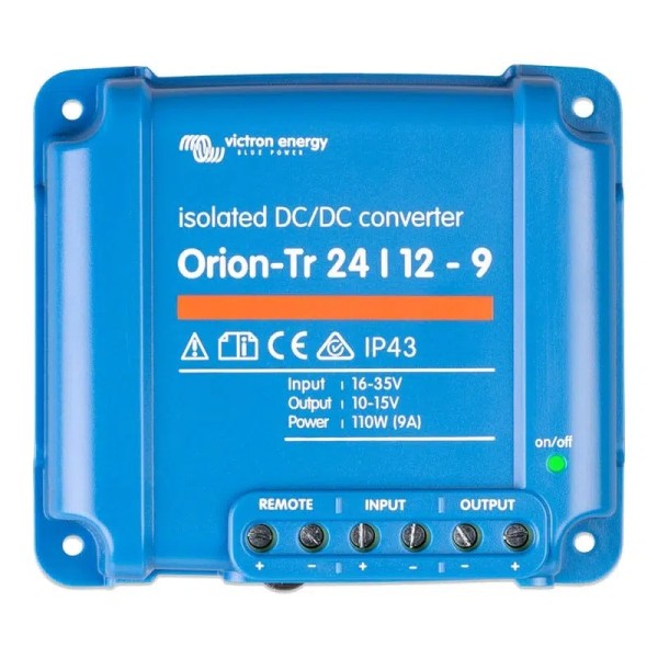 Victron Energy Orion-Tr 24/12-9A (110w) Isolated DC-DC converter ORI241210110R
