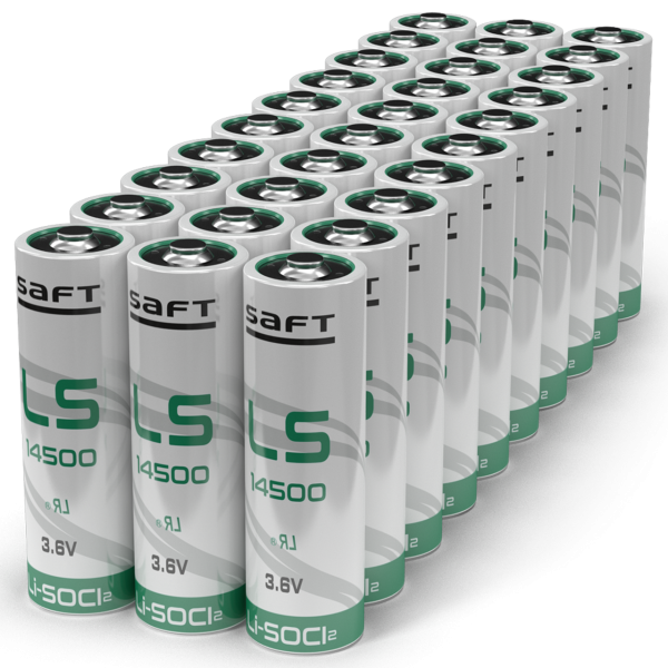 Saft LS 14500 AA Lithium battery 3.6V 2600mAh Bulk (40 pack)