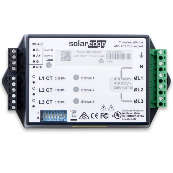 1PH/3PH 230/400V SolarEdge Energy Meter K2 with Modbus Connection