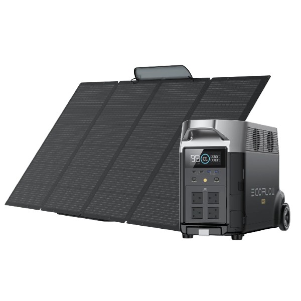 EcoFlow DELTA Pro Portable Power Station + 160W Solar Panel