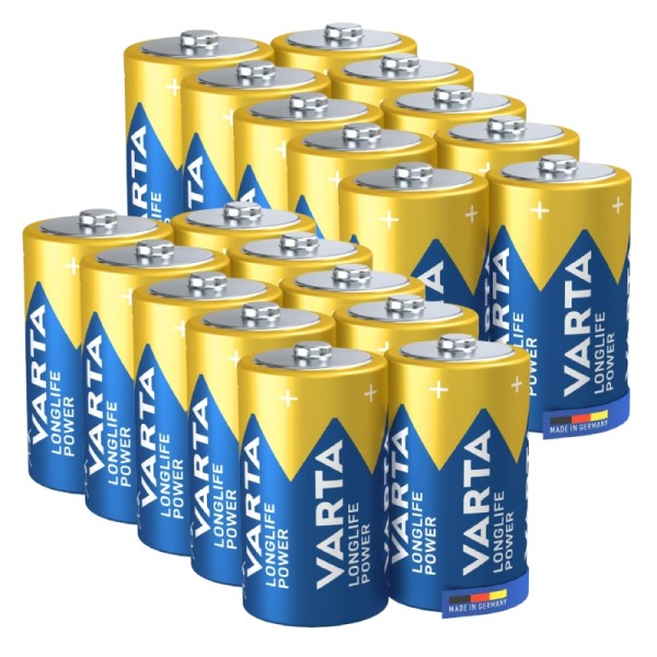 Varta Longlife Power Alkaline battery Mono D 4920 LR20 Loose (20 pack)