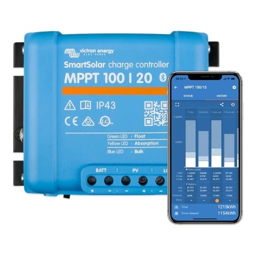 Victron Energy SmartSolar MPPT 100/20 (up to 48V) Retail SCC110020160R