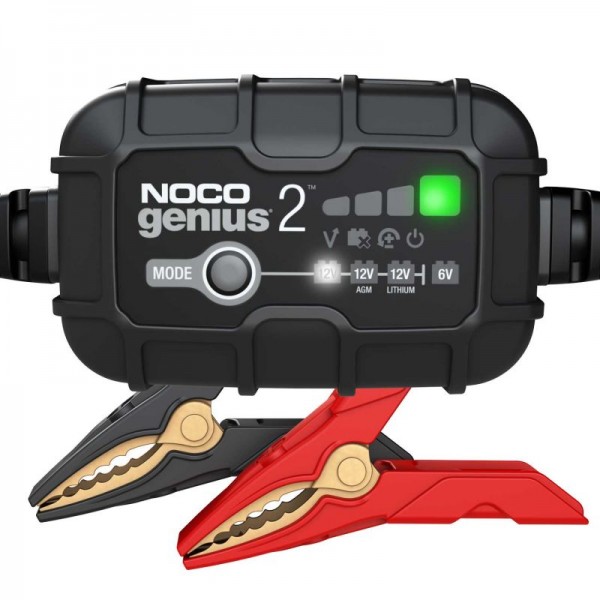 NOCO GENIUS2 2A Ultrasafe 6V / 12V Battery Charger and Maintainer