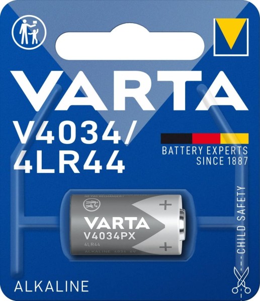 Varta Electronics V4034PX 4LR44 Photo Battery 6V, pack of 1