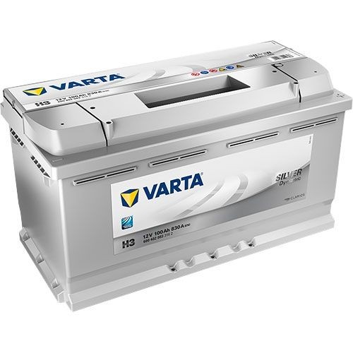 VARTA H3 Silver Dynamic 12V 100Ah 830A car battery 600 402 083