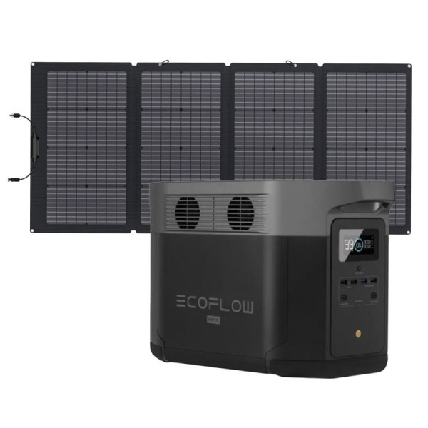 EcoFlow Delta Max 2000 Portable Power Station 2016Wh + 220W solar panel