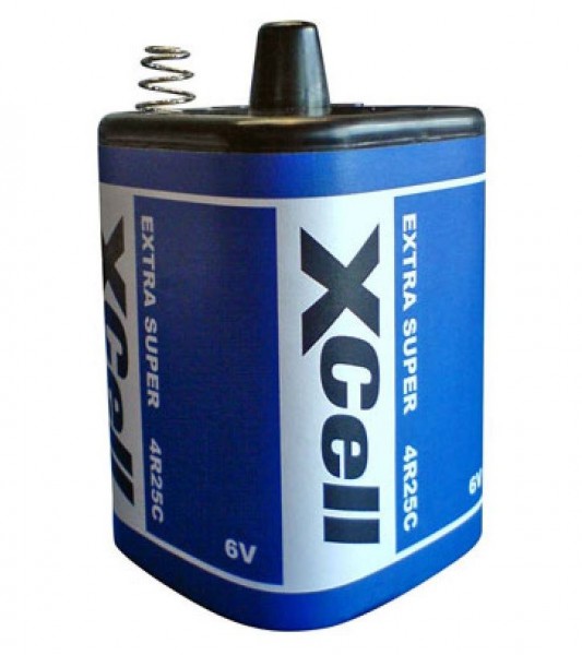 XCell 4R25 6V block battery 9,5Ah zinc-carbon (loose)
