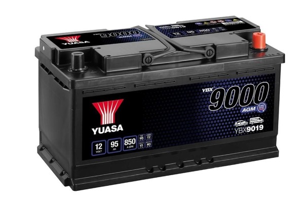 Yuasa YBX9019 12V 95Ah 850A AGM Start Stop Plus Battery