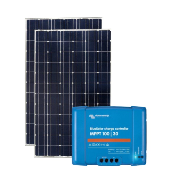 350W Solar Panel Kit for Caravan Campervan Motorhome with 100/30 MPPT