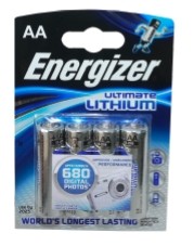 Energizer Ultimate Lithium L91 Mignon AA Battery (Blister of 4)-Copy