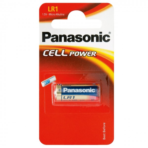 Panasonic Lady LR1 N 1,5 Volt Cell Power Alkaline Battery (pack of 1)