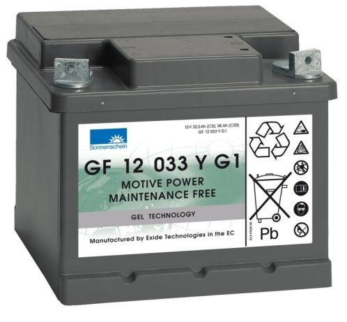 Exide Sonnenschein GF 12 033 Y G1 dryfit lead gel traction battery 12V 32.5Ah (5h) VRLA