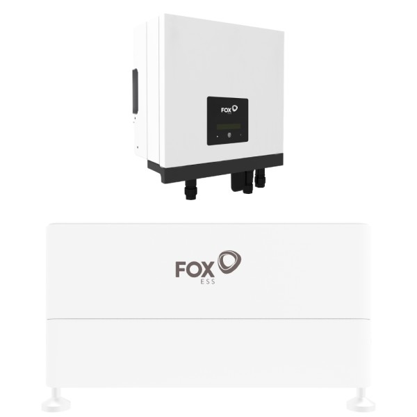 Fox ESS 3.7kW Hybrid Inverter with ECS2900 Battery stack of 2 (5.76kWh)