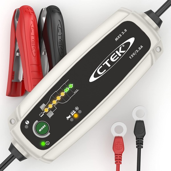 CTEK MXS 3.8 Charger (AC-grid) for lead battery 12V 3.8A charging current high frequency charger