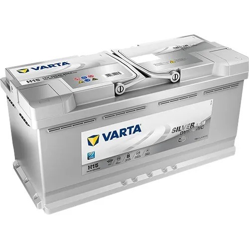 VARTA H15 Silver Dynamic AGM 12V 105Ah 950A car battery start-stop 605 901 095