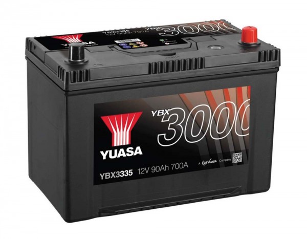 Yuasa SMF car battery starter battery YBX3335 59504 12V 90Ah 700A/EN