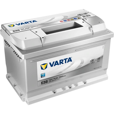 Varta SILVER Dynamic E38 12Volt 74Ah 750A/E 574 402 075 3162 car battery