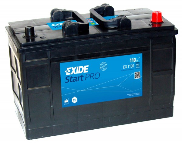 EG1100 EXIDE START PRO Heavy Duty Commercial Battery 12V 110AH 663 / W663SE